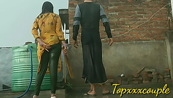 Indian Homemade Video Of An 18-Year-Old Girl Enjoying A Rain Shower